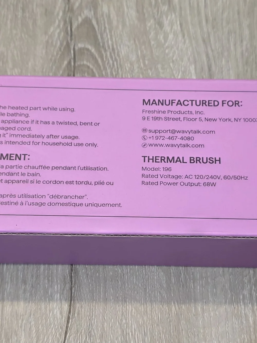 WAVYTALK Blowout Boost Ionic Thermal Brush — Pink